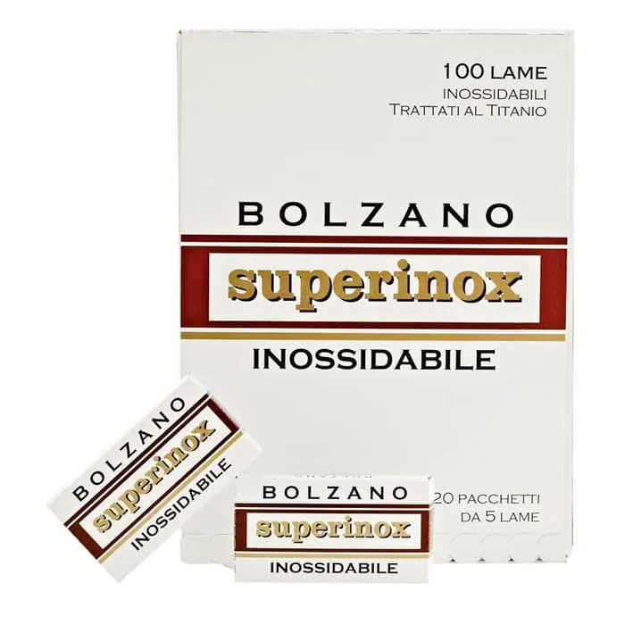 100 lamette Bolzano Superinox Double Edge