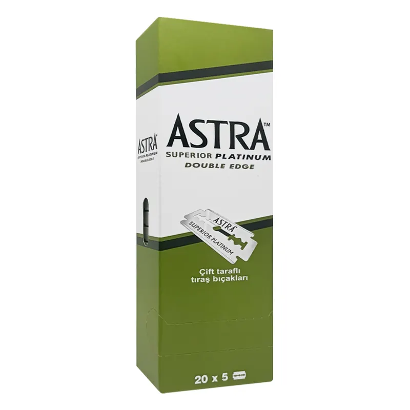 100 lamette da barba Astra Superior Platinum