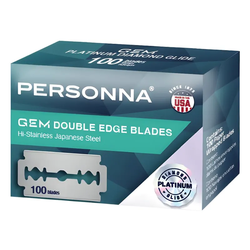 100 lamette da barba double edge Personna GEM