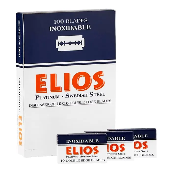 100 lamette da barba Elios Inossidabile
