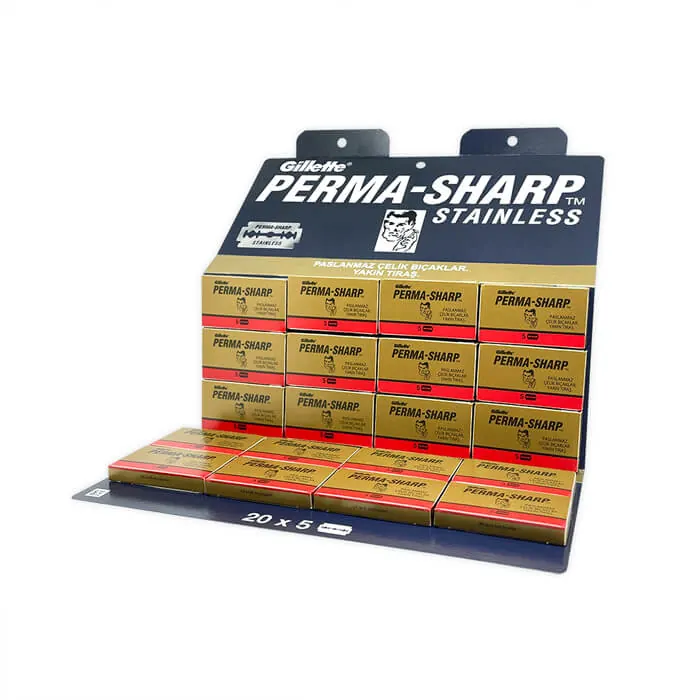 100 lamette da barba Perma-Sharp