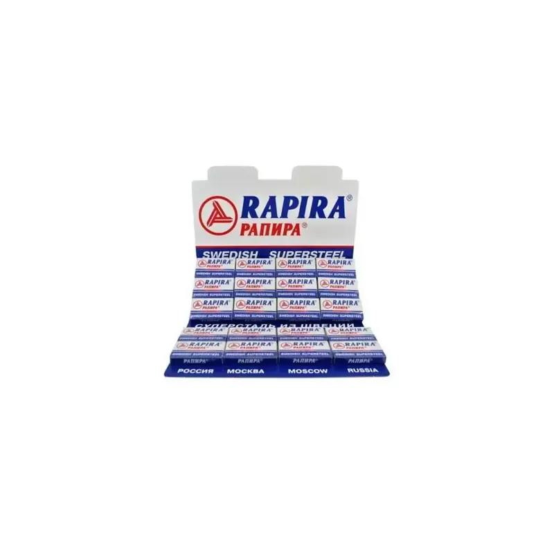 100 Rapira Sweedish Supersteel Double Edge Razor Blades