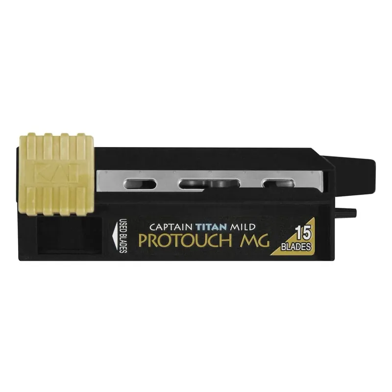 15 lamette da barba Kai Captain Titan Mild Protouch MG