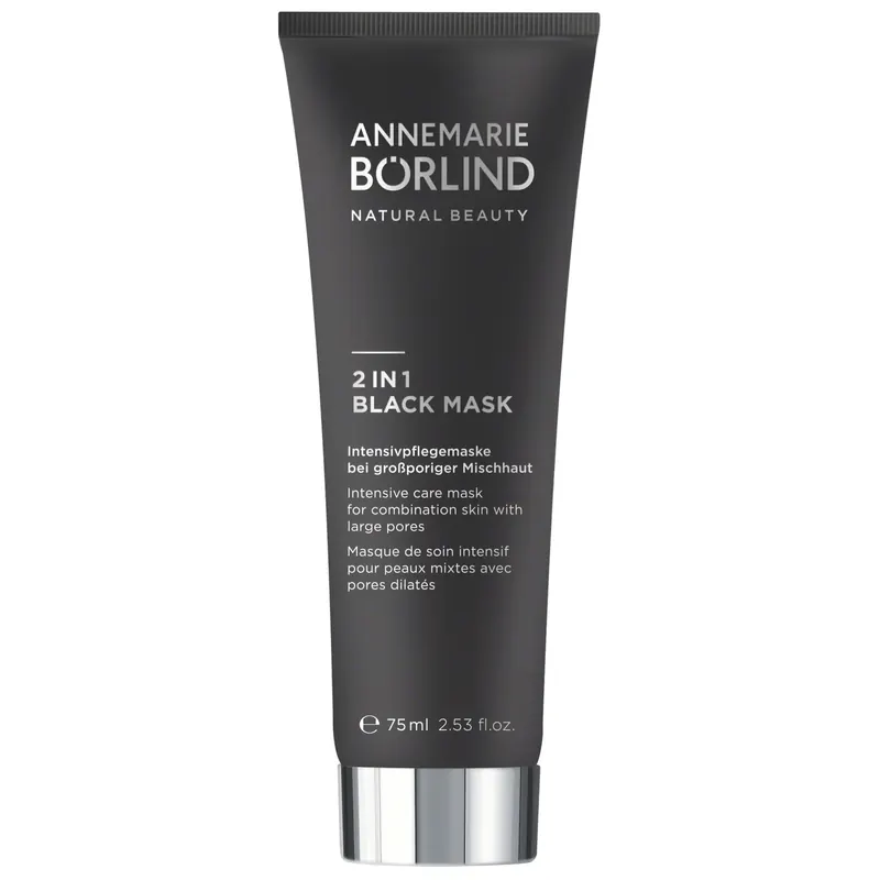 2 In 1 Black Mask 75ml ANNEMARIE BÖRLIND | Pinalli