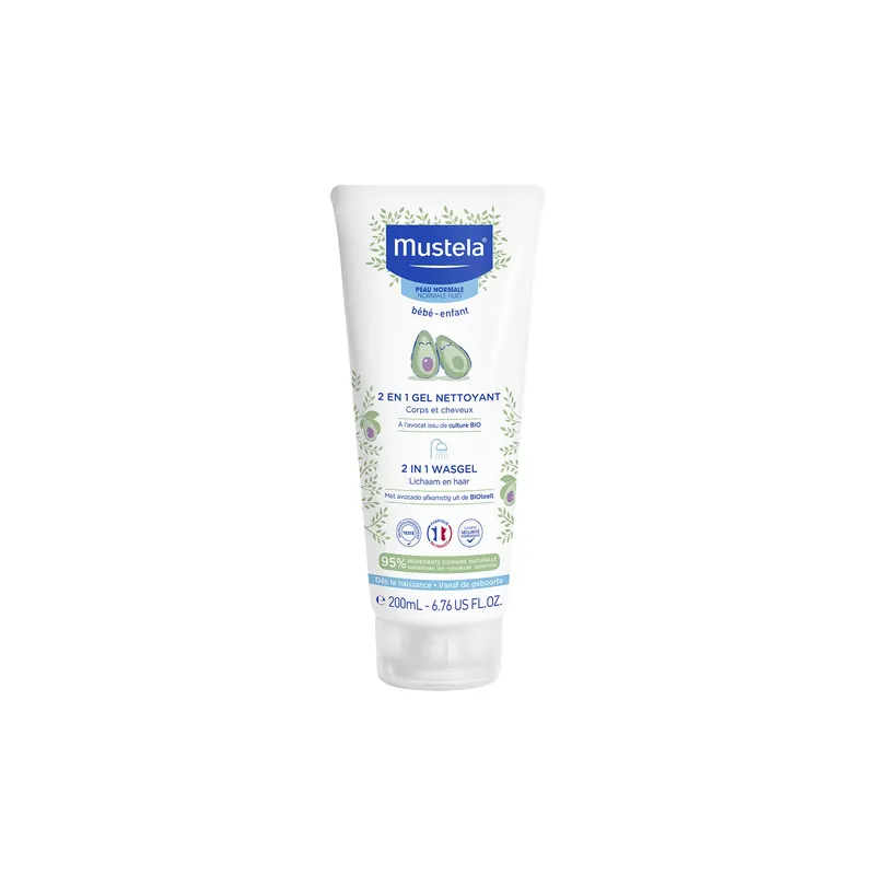 2 IN 1 GEL DETERGENTE 200ml MUSTELA | Pinalli