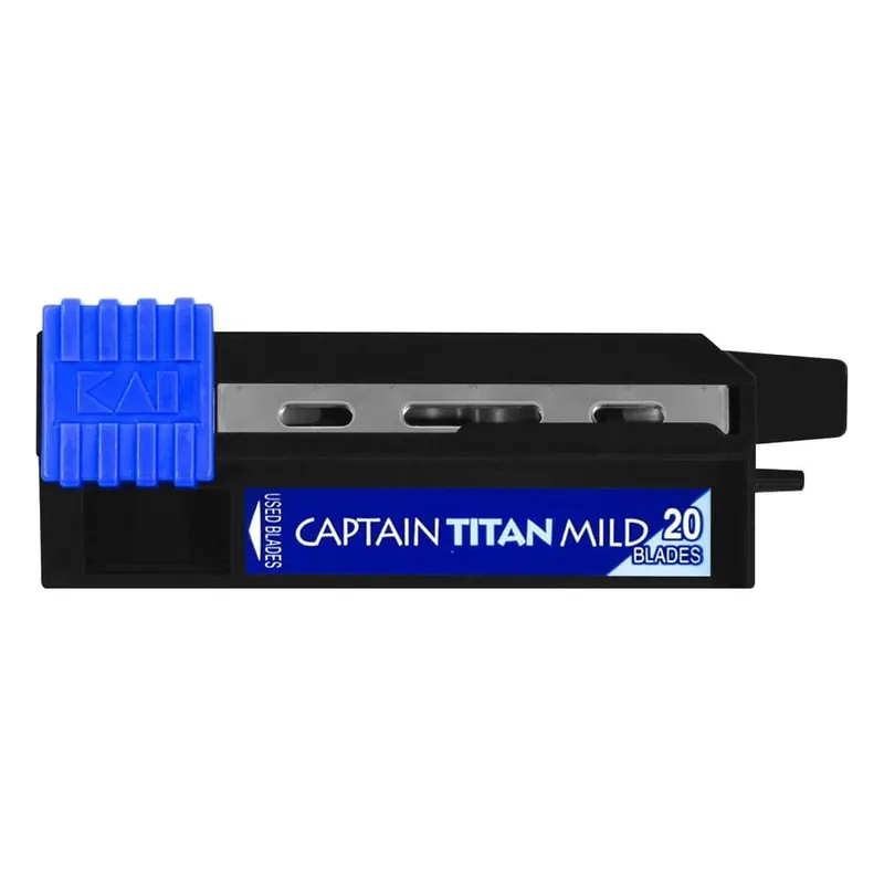 20 lamette da barba Kai Captain Titan Mild