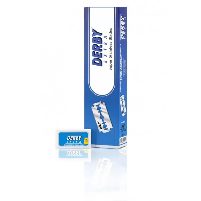 200 Double Edge Blue Derby Blades