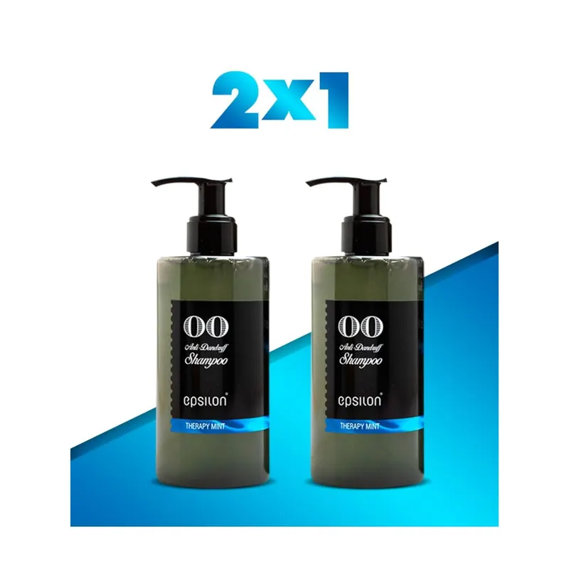 2X1 Epsilon Anti-Dandruff Shampoo ''Therapy Mint'' 750ml