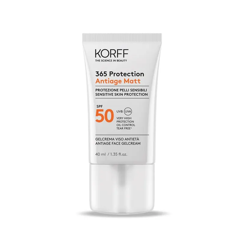 365 Protection Antiage Matt Gel Crema Viso Mattificante SPF50 KORFF | Pinalli