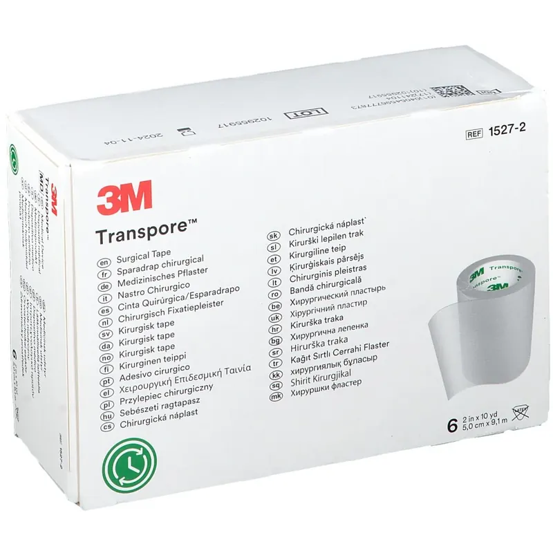 3M Transpore™ Nastro Chirurgico 5 cm x 9,1 m