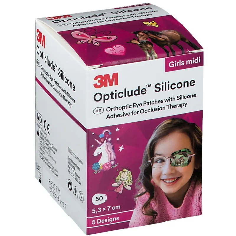 3M™ Opticlude™ Silicone Girls Midi 5,3 x 7,0 cm