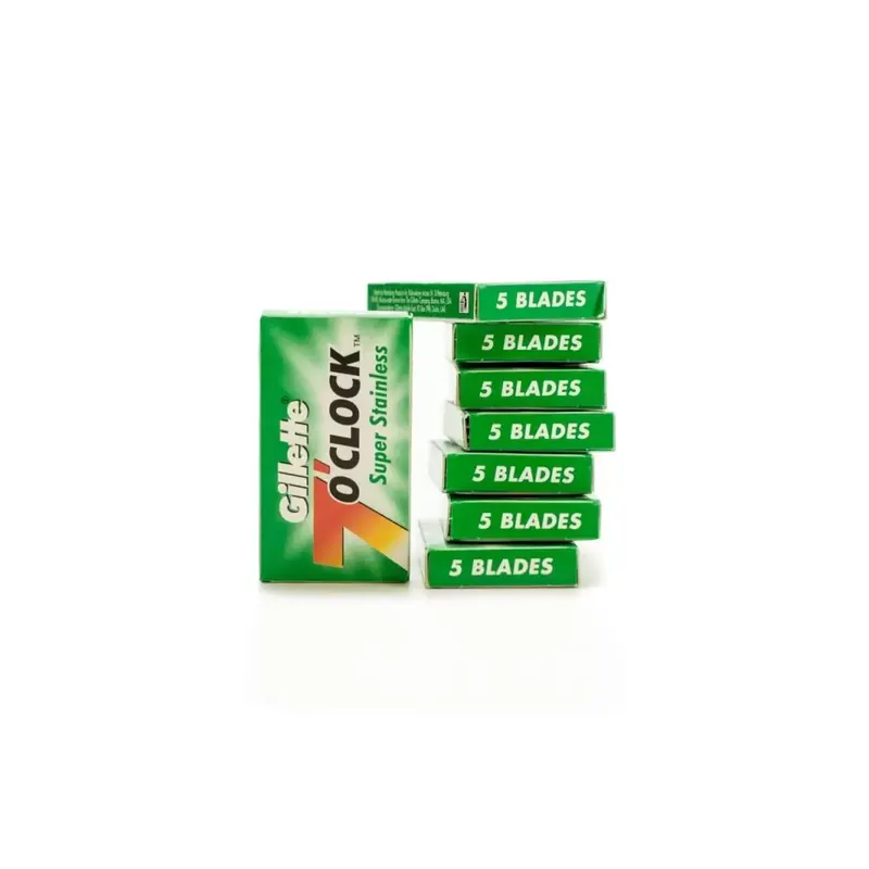 40 DE Blades Gillette 7 o'clock ''Super Stainless''