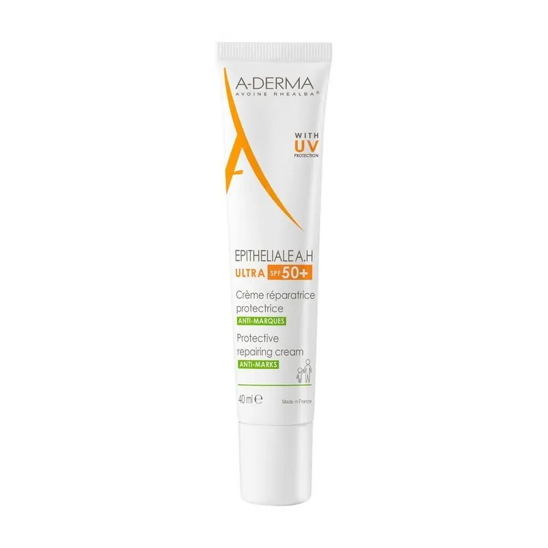 A-Derma Epitheliale Ultra50+ Crema ristrutturante protettiva 40ml - Riduce segni rossi e bruni