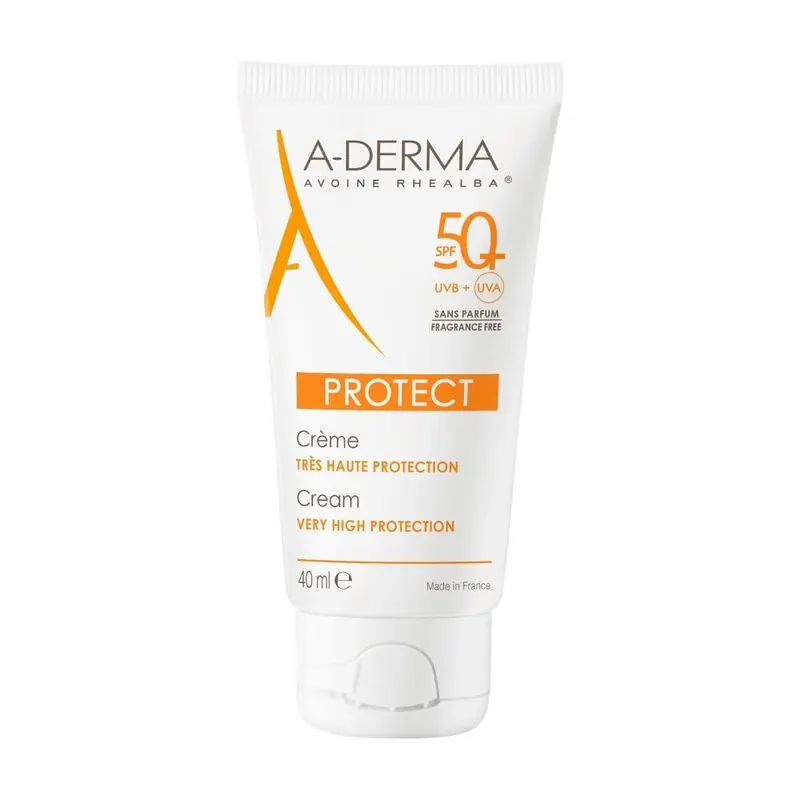 A-Derma Protect Crema Senza Profumo SPF50+ 40ml - Crema solare viso - Risparmia il 15% con il codice: pierre0826