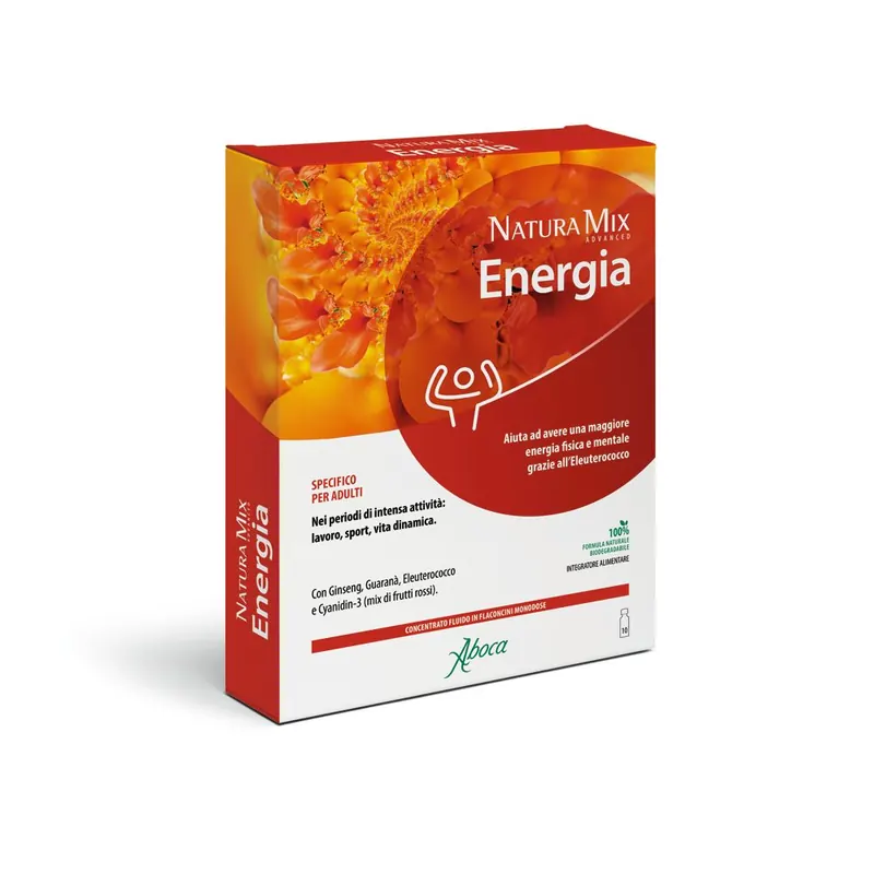 Aboca Natura Mix Advanced Energia Concentrato Fluido Flaconcini