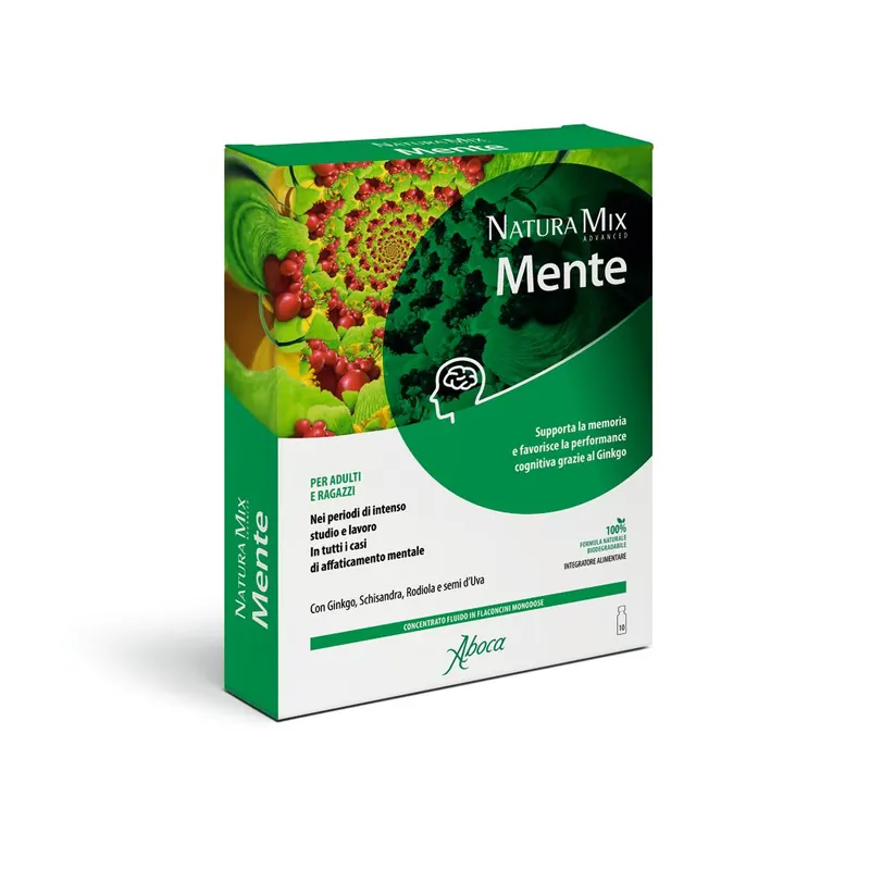Aboca Natura Mix Advanced Mente Concentrato Fluido Flaconcini