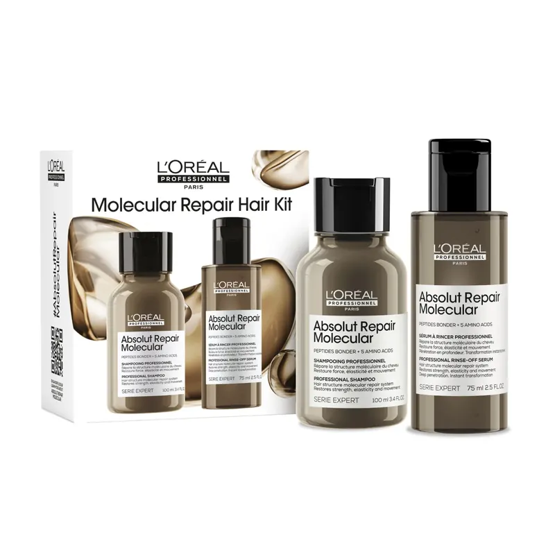 Absolut Repair Molecular Mini Duo Kit Shampoo + Conditioner Liquido L'ORÉAL PROFESSIONNEL | Pinalli
