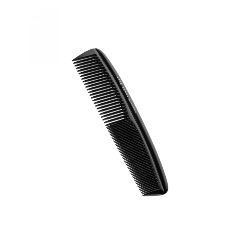 Acca Kappa Black Medium Teeth Styling Comb