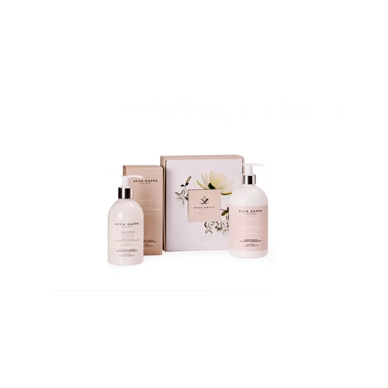 Acca Kappa Jasmine & Water Lily Gift Set with Bath Gel 500ml and Body Lotion 300