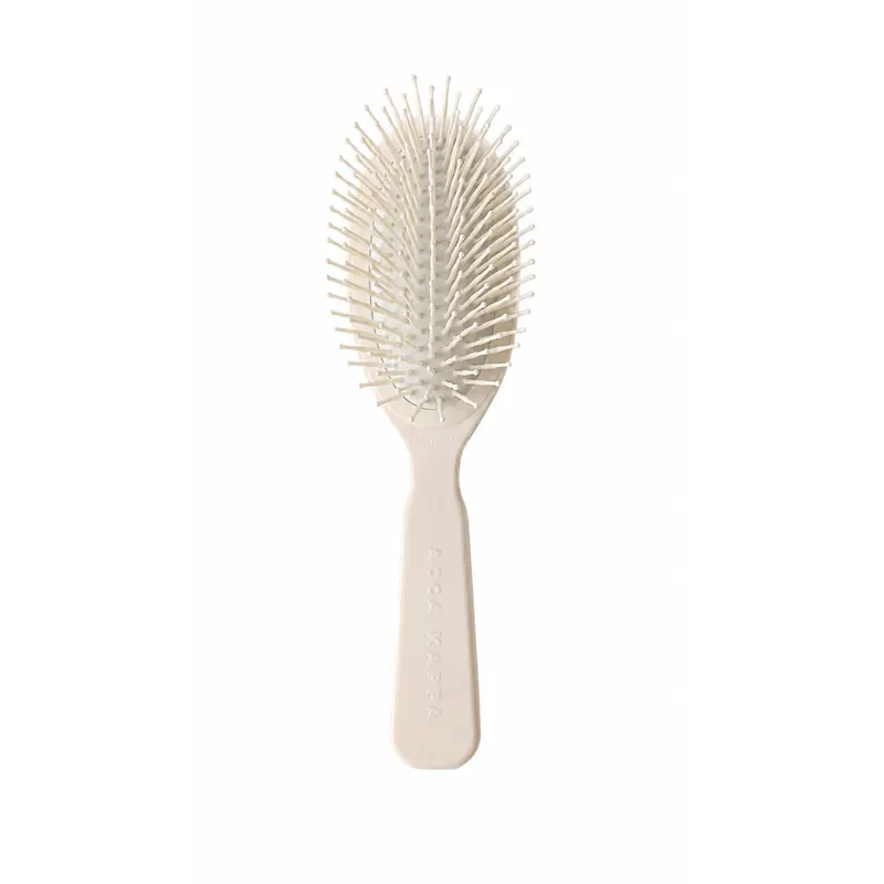 Acca Kappa Moda Beige Oval Brush Pom Pins