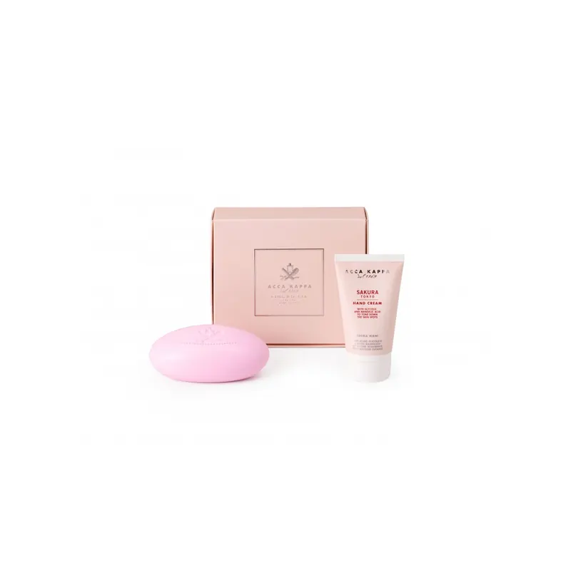 Acca Kappa Sakura Tokyo Gift Set with Hand Cream 75ml and Soap 150gr