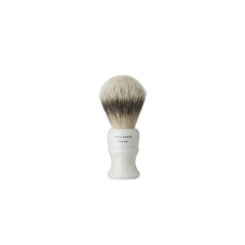 Acca Kappa Silvertip Badger Hair Shaving Brush Ivory M