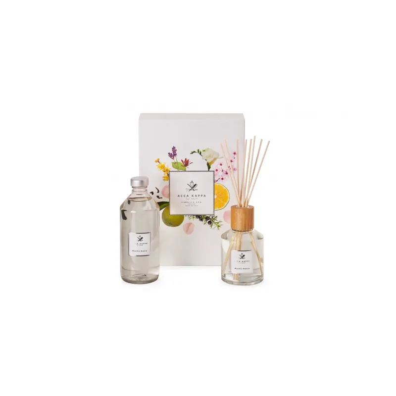 Acca Kappa White Moss Fragance Set with Diffuser 250ml and Refill 500ml