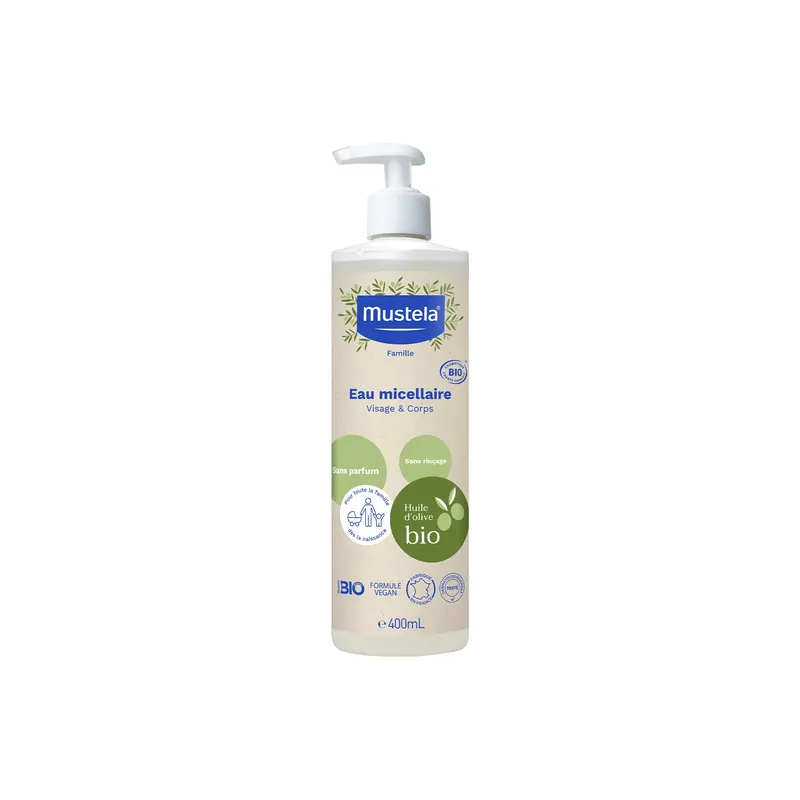 ACQUA MICELLARE BIO 400ml MUSTELA | Pinalli