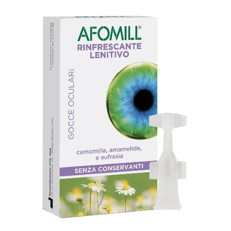 AFOMILL® Rinfrescante Lenitivo Gocce Oculari 10 Monodose