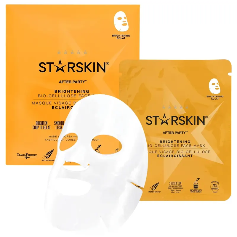 AFTER PARTY™ Brightening Bio-Cellulose Face Mask STARSKIN | Pinalli