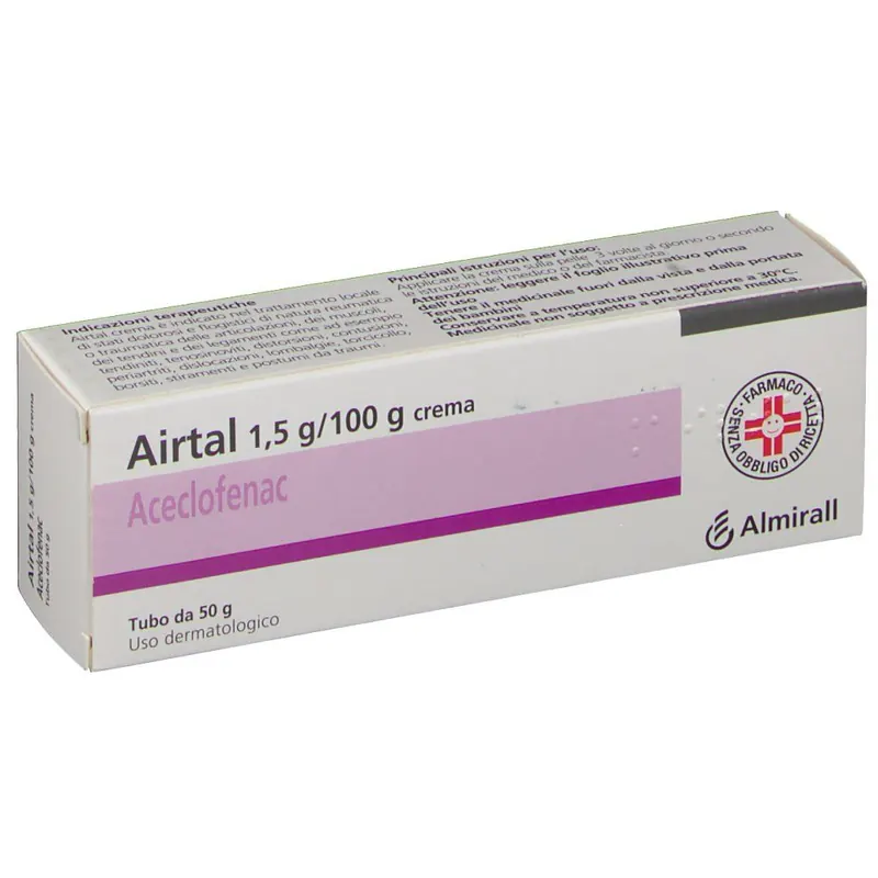 Airtal 1,5g/100 g Aceclofenac crema