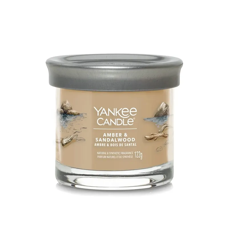 Amber & Sandalwood SMALL YANKEE CANDLE | Pinalli