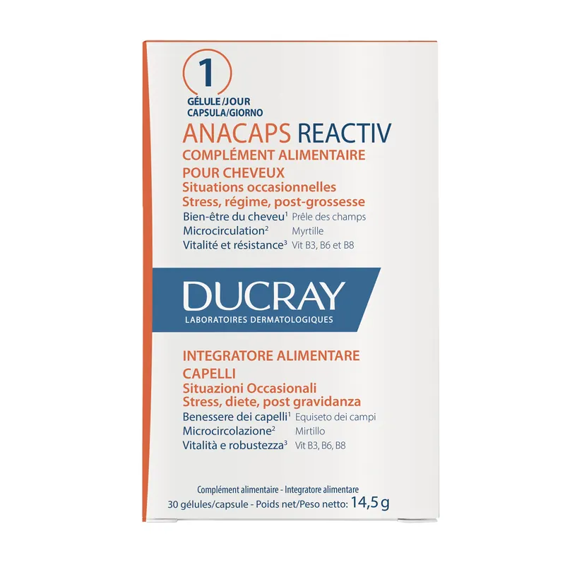 Anacaps Reactiv Integratore alimentare per capelli DUCRAY | Pinalli