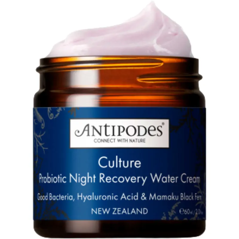 Antipodes Culture Probiotic Night Recovery Water Cream, 60 ml