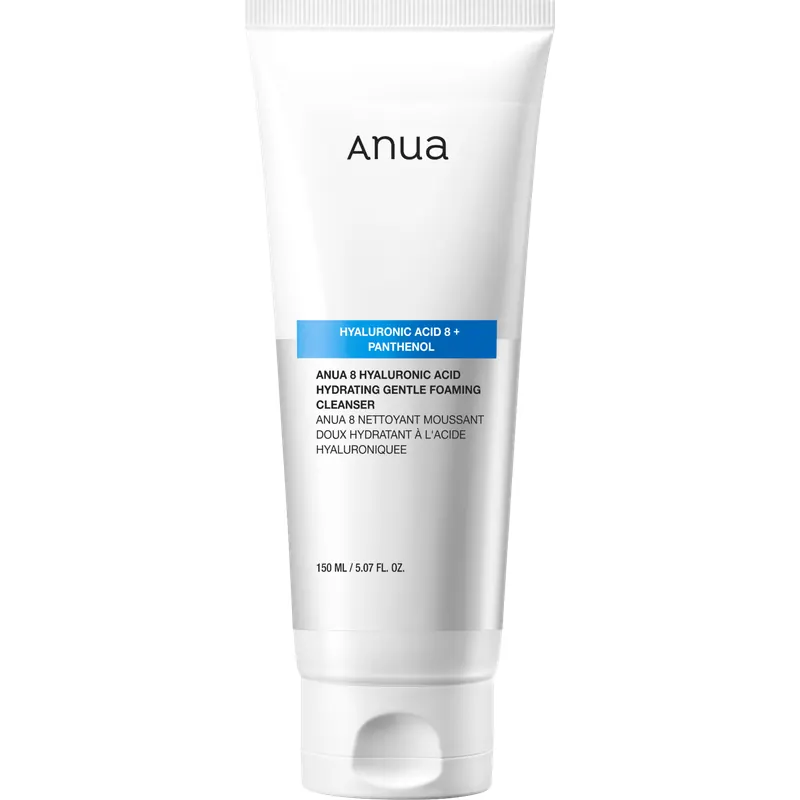 Anua 8 Hyaluronic Acid Hydrating Gentle Foaming Cleanser, 150 ml