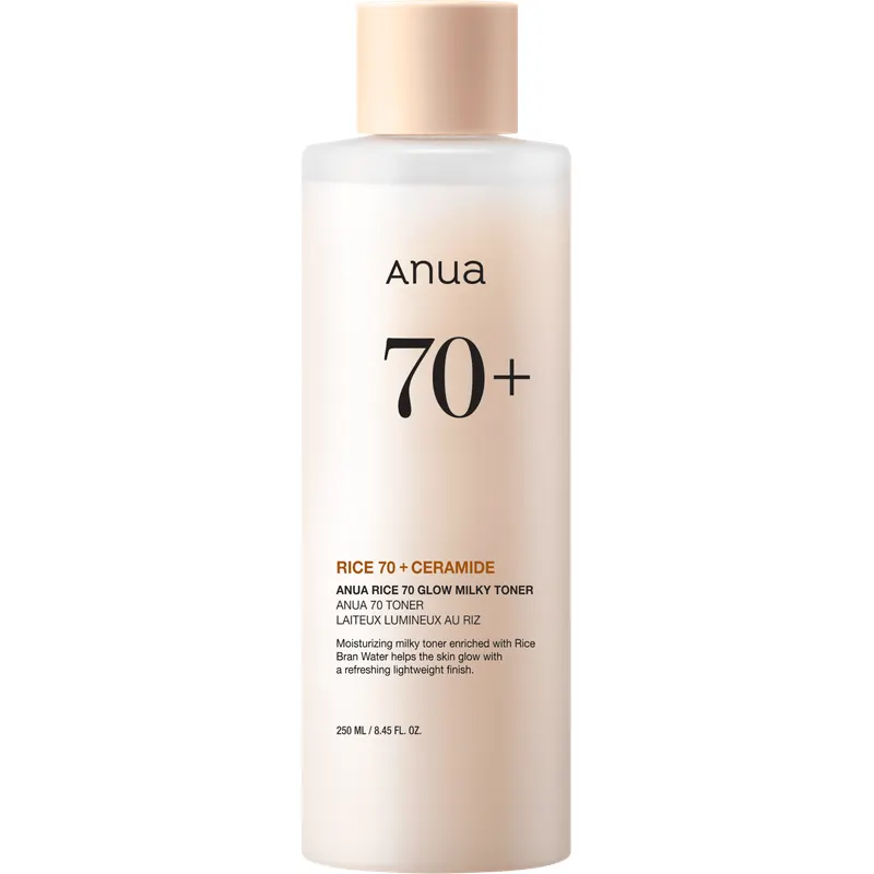 Anua Rice 70 Glow Milky Toner, 250 ml