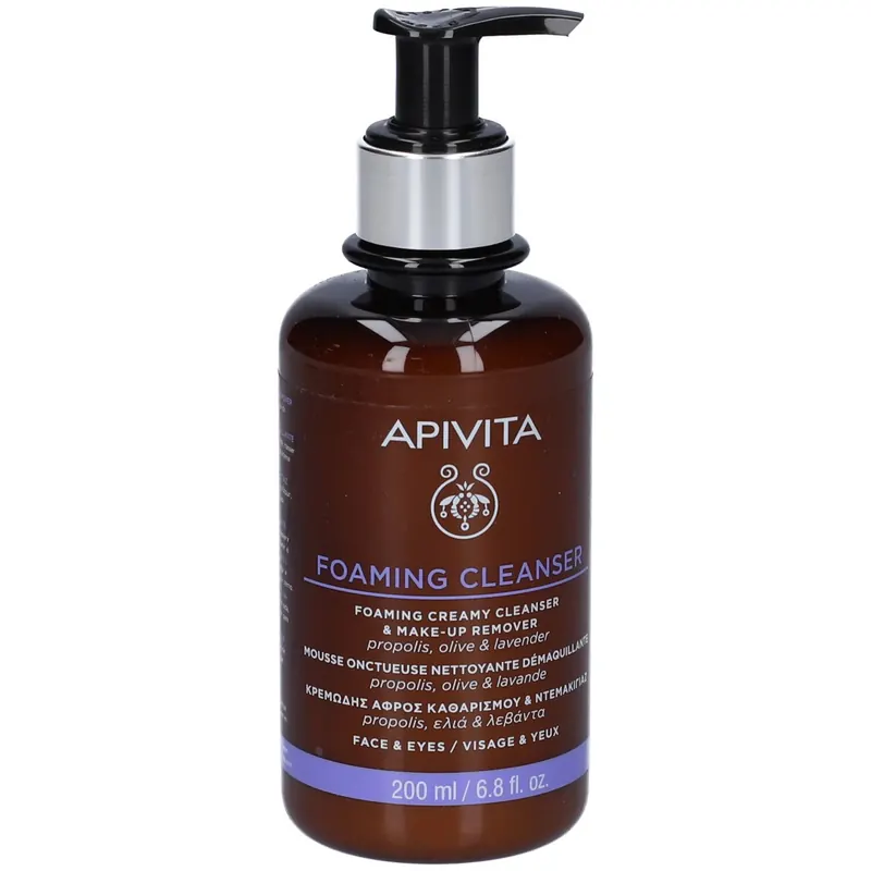 Apivita Mousse Detergente Cremosa, Idratante e Struccante per Viso e Occhi- Risparmia il 10% con il codice: apivita0926