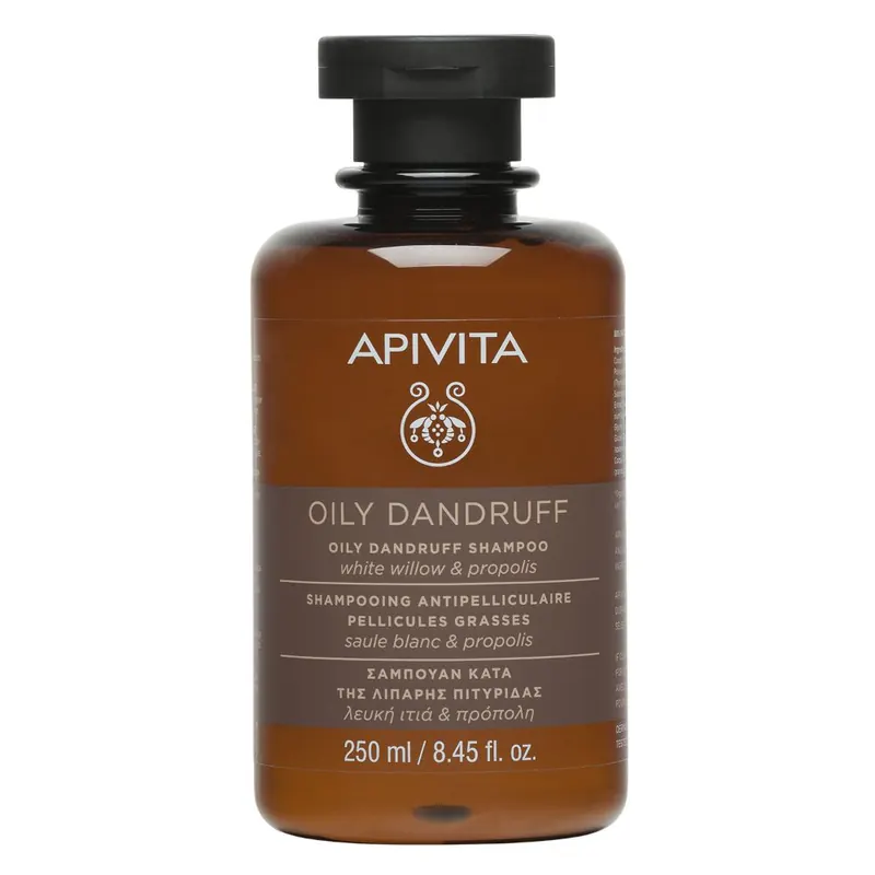 Apivita Oily Dandruff Shampoo anti Forfora Grassa Trattamento contro il prurito, capelli grassi- Risparmia il 10% con il codice: apivita0926