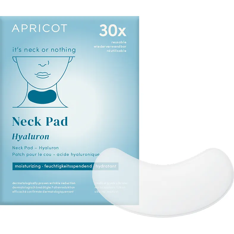 APRICOT Beauty Pad Riutilizzabile Collo Acido Ialuronico - “it’s neck or nothing"