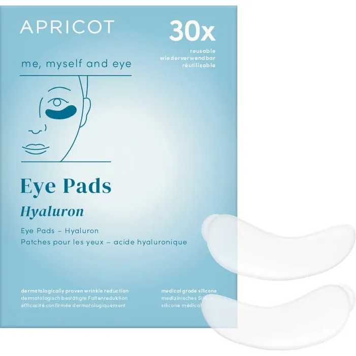 APRICOT Beauty Pad Riutilizzabili Occhi Acido Ialuronico - "me, myself and eye", 2 pezzi