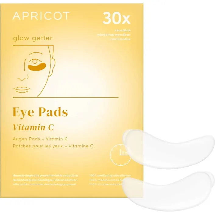 APRICOT Beauty Pad Riutilizzabili Occhi Vitamina C - “glowgetter”, 2 pezzi