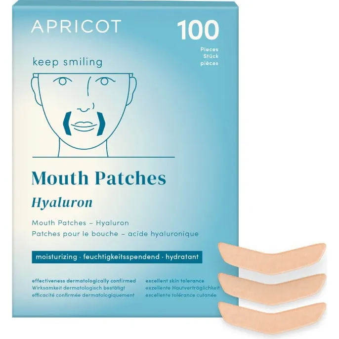 APRICOT Beauty Patch Bocca Acido Ialuronico - “keep smiling”, 100 pezzi
