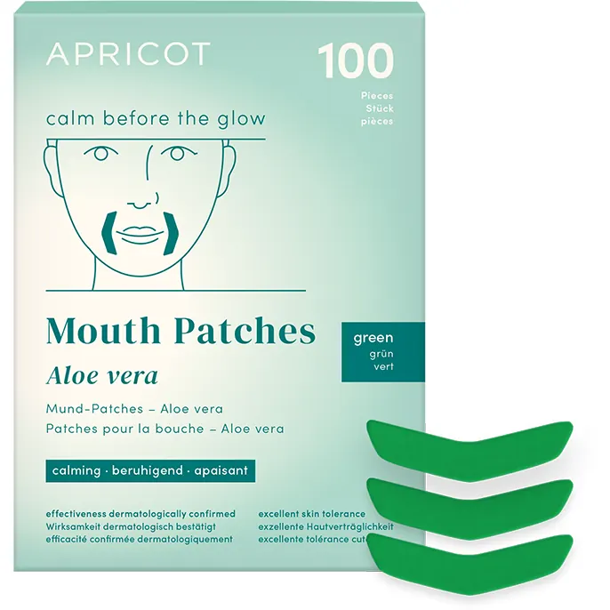 APRICOT Beauty Patch Bocca Aloe Vera - "calm before glow", 100 pezzi
