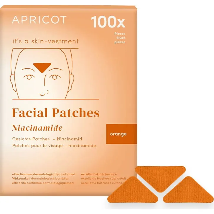 APRICOT Beauty Patch Viso Niacinamide - "it’s a skin-vestment", 100 pezzi