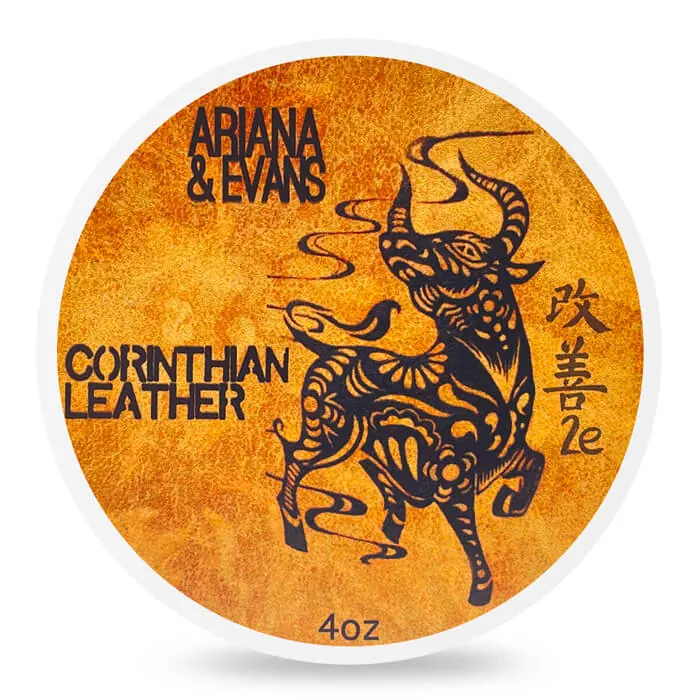 Ariana & Evans Corinthian Leather K2E – Sapone da barba 118 ml