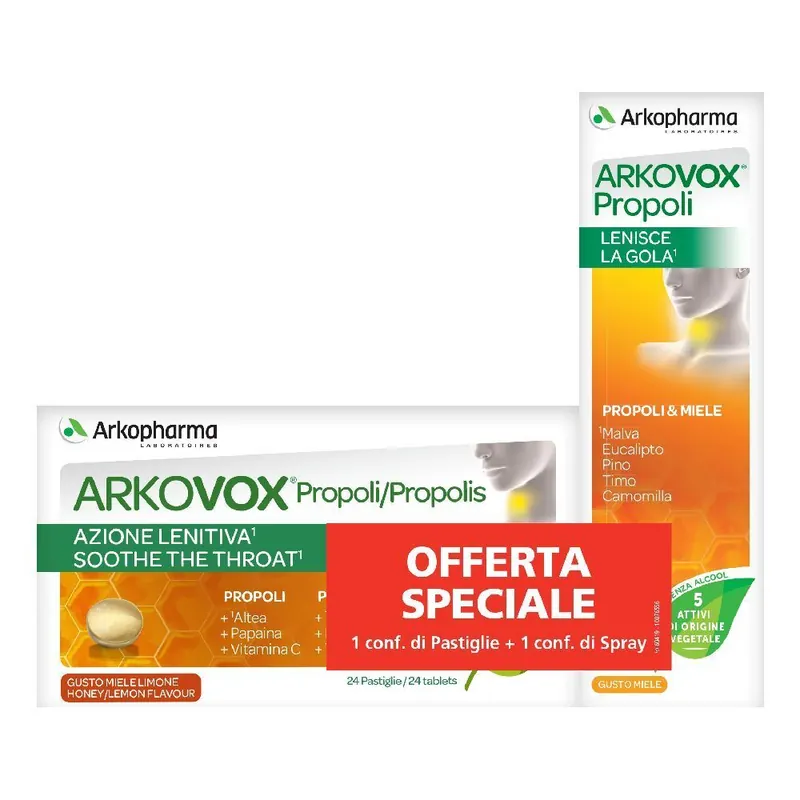 ARKOVOX® Propoli Pastiglie e Spray