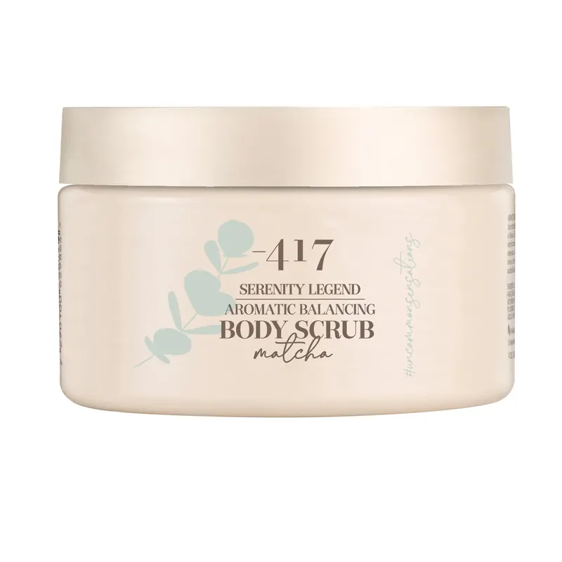 Aromatic Balancing Body Scrub Matcha MINUS 417 | Pinalli