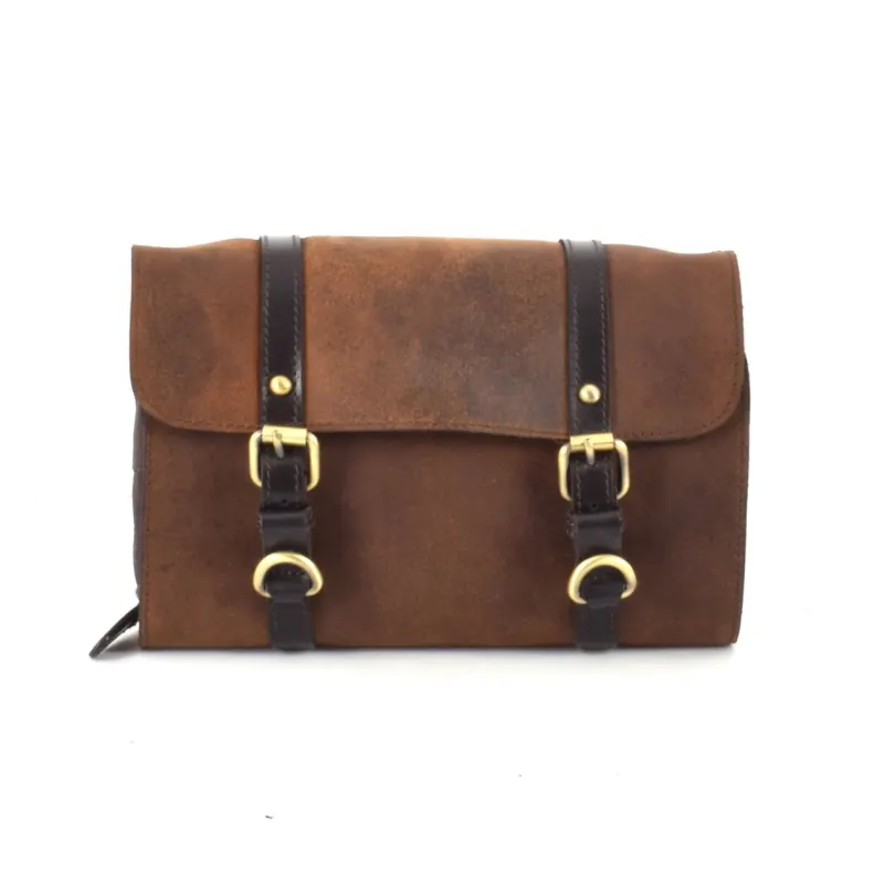 Ashwood Liam Hanging Washbag (Brown)
