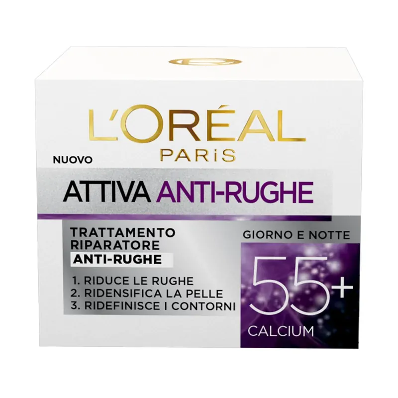 Attiva Anti-rughe Crema Viso 55+ L'ORÉAL PARIS | Pinalli