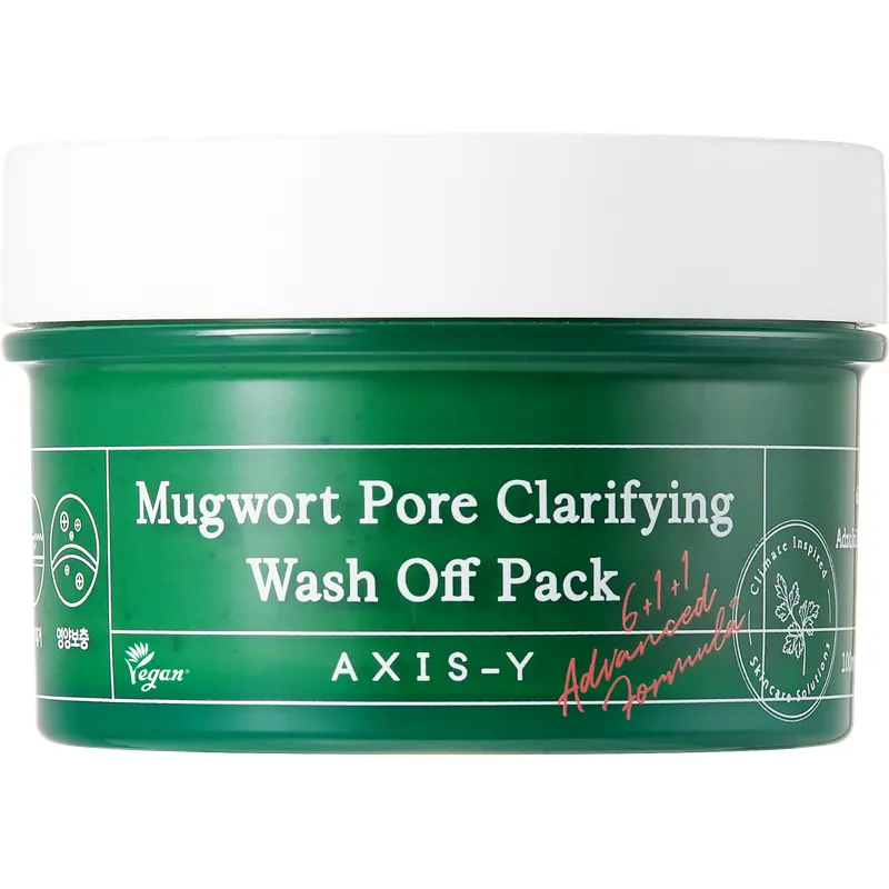 AXIS-Y Mugwort Pore Clarifying Wash Off Pack, 100 ml